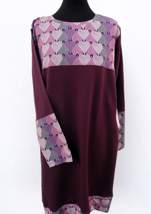 SRDÍČKOVÉ (L/XL) - šaty — foto 4