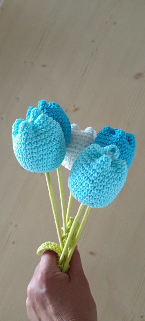 Háčkované tulipány — foto 2