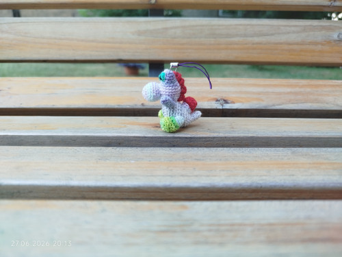 Handmade Amigurumi Dino Dinosaur 2" — foto 4