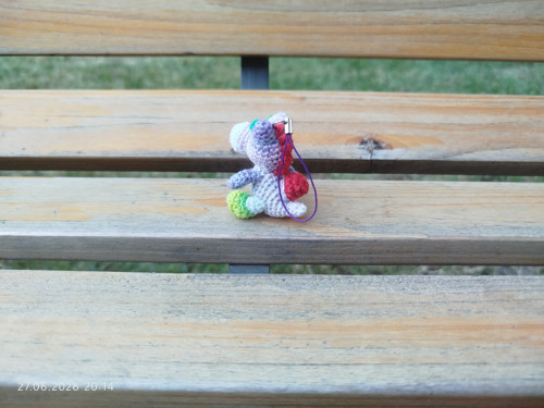 Handmade Amigurumi Dino Dinosaur 2" — foto 5