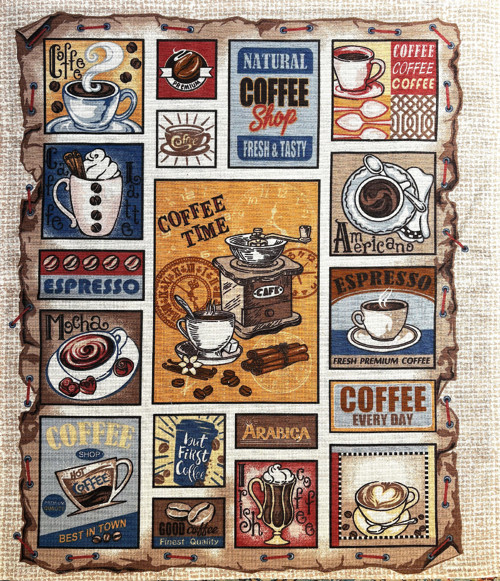 Kuchyňská utěrka Coffee Collage — foto 2