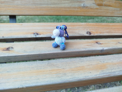 Handmade Amigurumi Dino Dinosaur 2" — foto 2