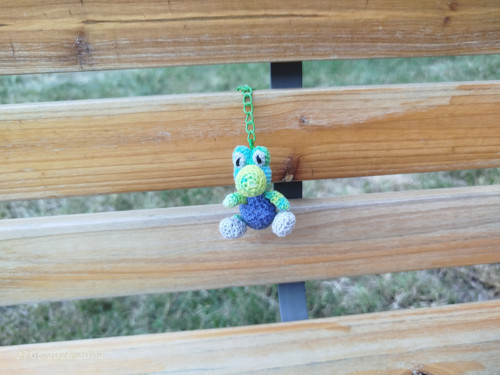 Handmade Amigurumi Dino Dinosaur 2" — foto 3