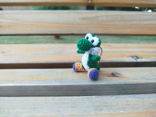 Handmade Amigurumi Dino Dinosaur 2" — foto 2