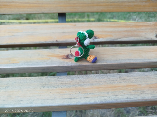 Handmade Amigurumi Dino Dinosaur 2" — foto 6