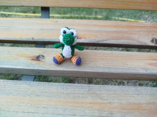 Handmade Amigurumi Dino Dinosaur 2" — foto 4