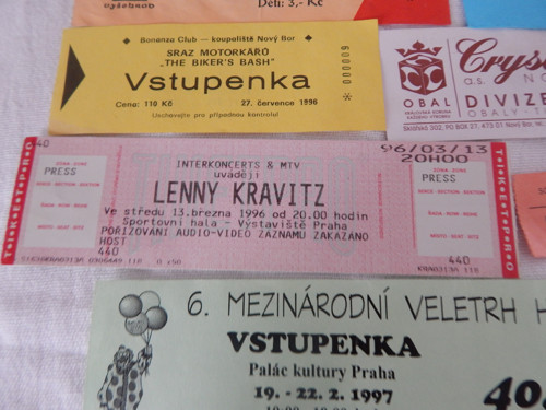Staré vstupenky a lístky — foto 3