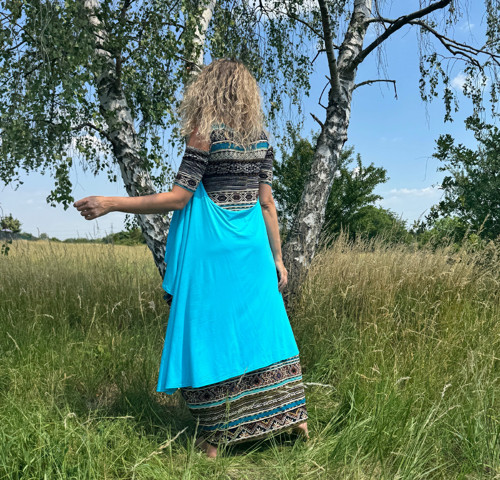 Vesta s cípy tyrkysová — foto 3