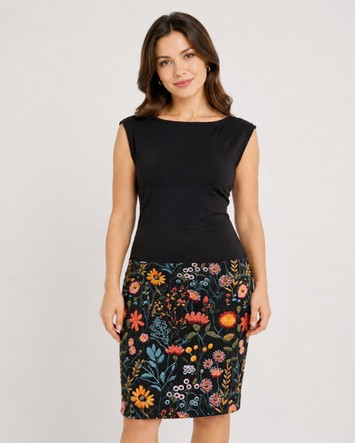 Šaty Fleur - louka - S, M, L, XL — foto 4