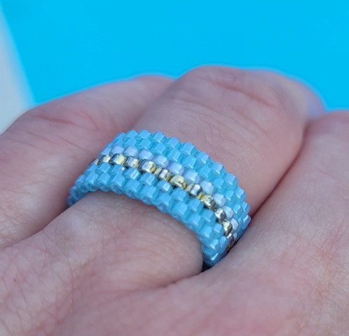 Blue Lagoon | Peyote | TOHO Beads — foto 5
