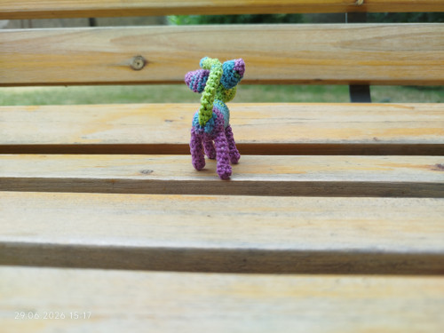 Handmade Amigurumi Cat Keychain 2" — foto 5