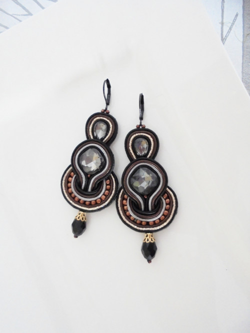 Soutache náušnice — foto 2