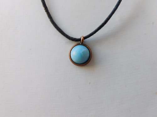 Přívěšek- měď,larimar — foto 2