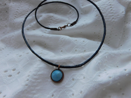 Přívěšek- měď,larimar — foto 4