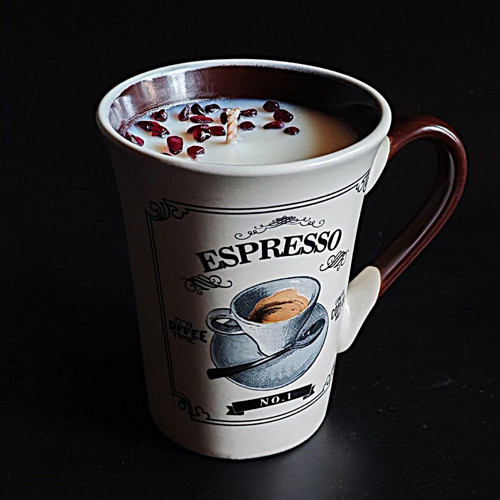 Sójová svíčka - Coffee break s granátem — foto 2
