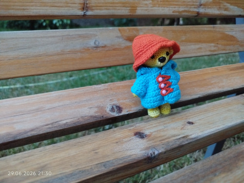 HANDMADE Amigurumi Bear 3,5" — foto 2