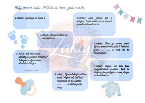 Milníkové karty PDF pro chlapečka — foto 4