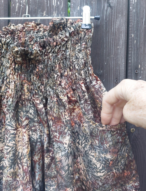 Turecké kalhoty hnědé-bali batik — foto 3