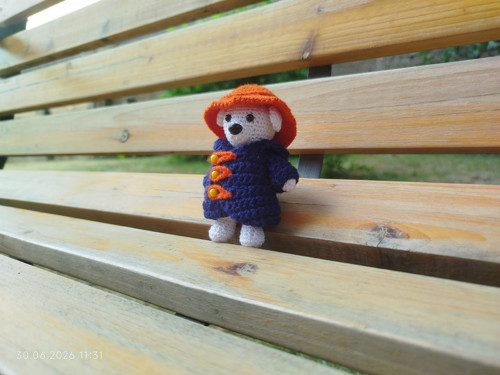 HANDMADE Amigurumi Bear 3,5" — foto 2