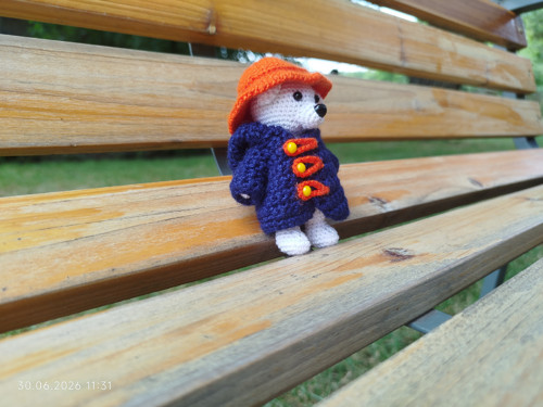 HANDMADE Amigurumi Bear 3,5" — foto 3