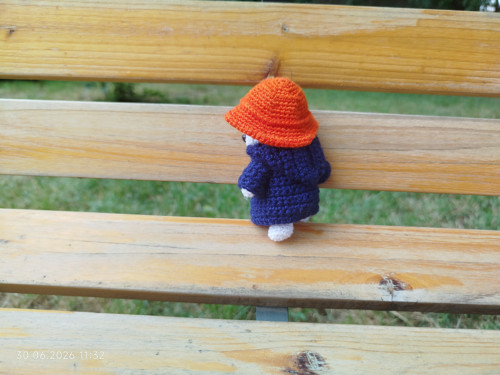 HANDMADE Amigurumi Bear 3,5" — foto 4