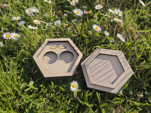 Hexa krabička na snubní prsteny — foto 2