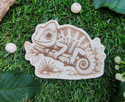 Magnetka roztomilý chameleon — foto 2