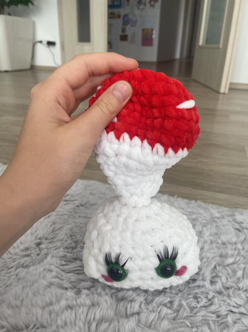 Chunky Mushroom Pop – ručně háčkovaný — foto 2