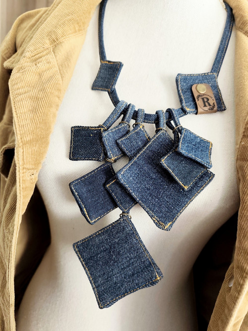 Náhrdelník Jeans origo — foto 6