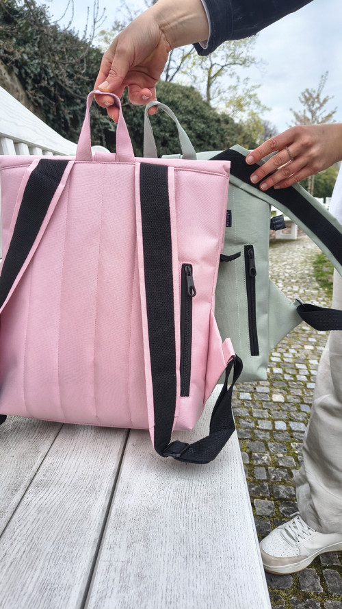 Ronya backpack růžová lasturová — foto 3