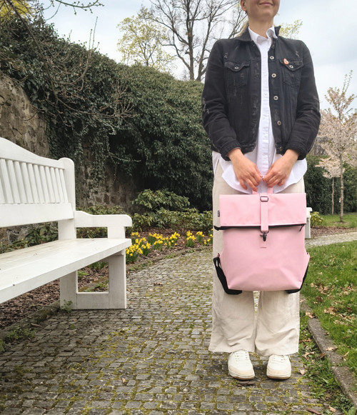 Ronya backpack růžová lasturová — foto 2
