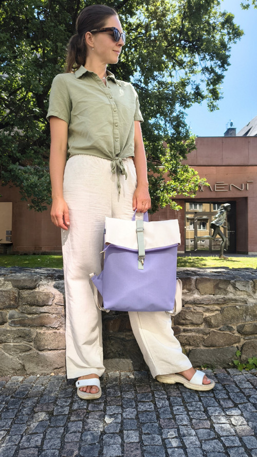 Ronya backpack matcha lavender — foto 3