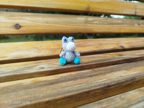 Handmade Amigurumi Dino Dinosaur 2" — foto 3