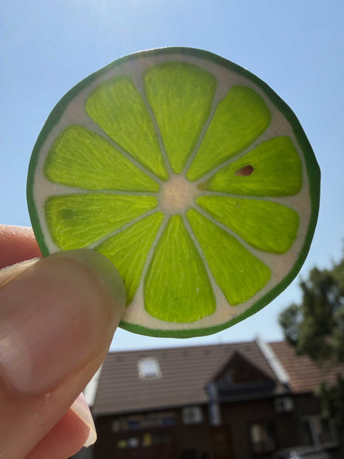 Náhrdelník Plátek limety — foto 3