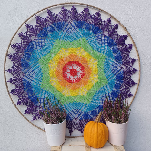 Čakrová mandala 80 cm — foto 3