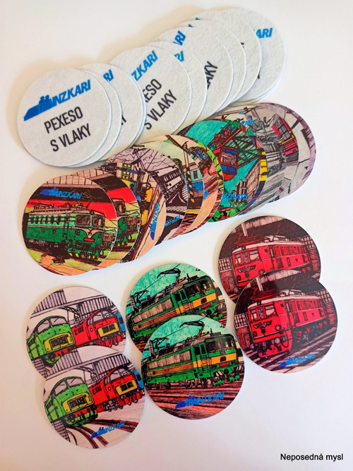 Kovové pexeso s vlaky TRAINZKARI — foto 3