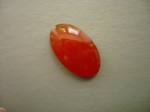 Kabošon - karneol 33 mm, č.4f — foto 2