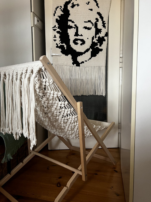 Boho křeslo/lehatko skládací — foto 6