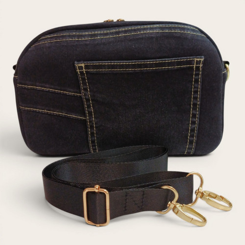 Crossbody MOLLY DENIM NOIR — foto 3