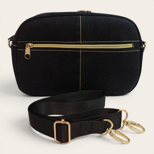 Crossbody MOLLY DENIM NOIR — foto 5