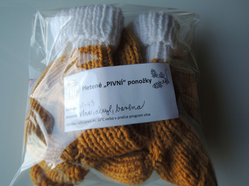Pletené "pivní" ponožky — foto 6