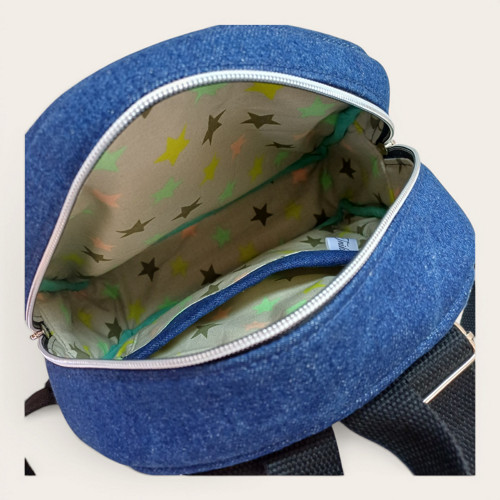 Batoh Lela Denim Blue — foto 5