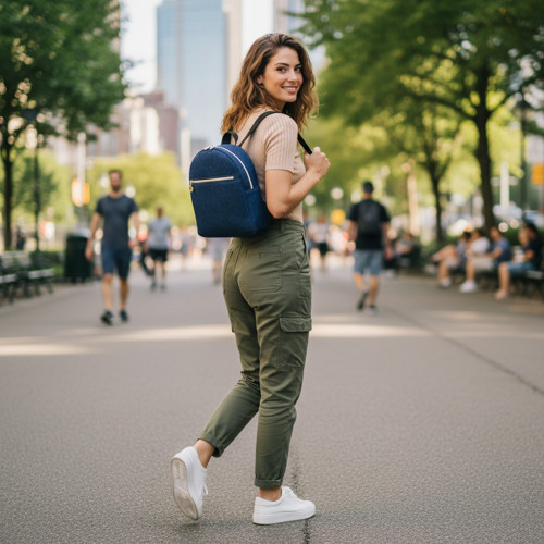 Batoh Lela Denim Blue — foto 6