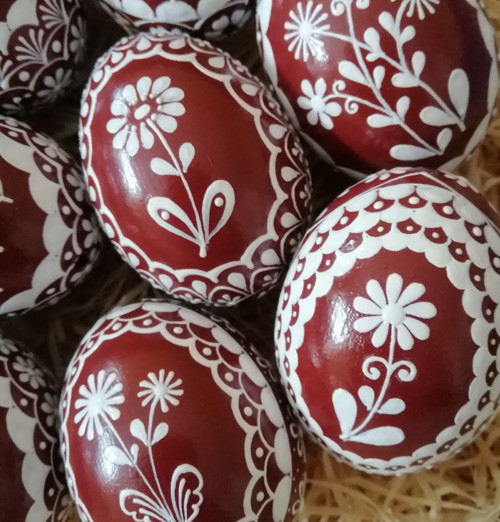 Vínově červené kraslice — foto 4