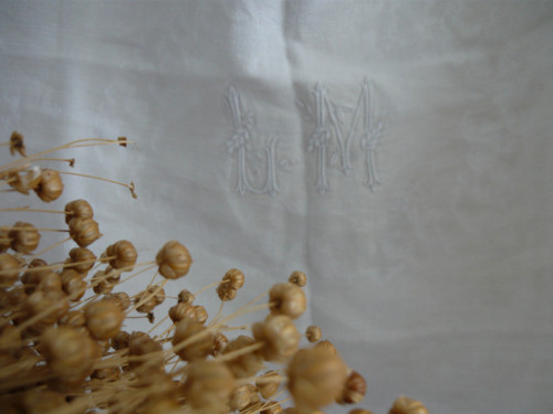 Starý ručník s monogramem — foto 2