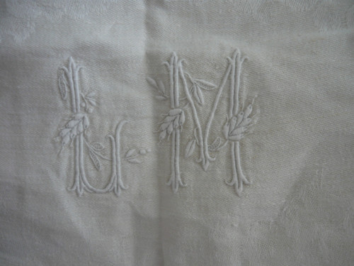 Starý ručník s monogramem — foto 5