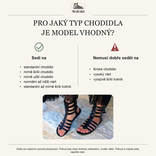 Kožené sandály DION – černá barva — foto 5