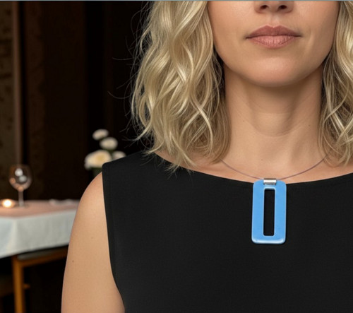 Náhrdelník Graphic Blue — foto 3