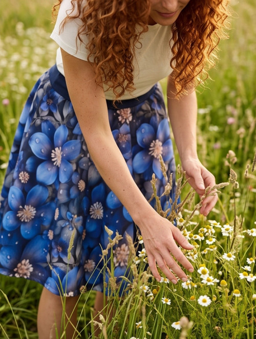 Květy s rosou ... půlkolová — foto 2