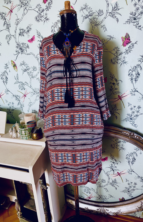 Šaty tunika boho aztécká — foto 2